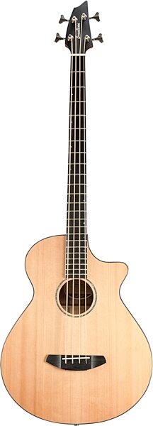 Breedlove Solo Jumbo Red Cedar and Ovangkol CE Acoustic-Electric Bass, Action Position Back