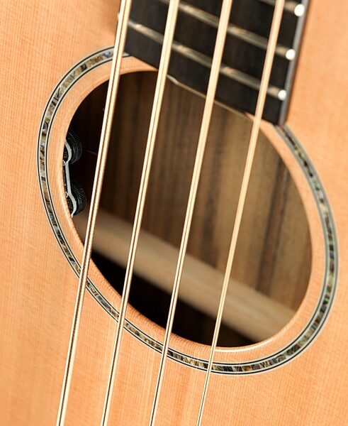 Breedlove Solo Jumbo Red Cedar and Ovangkol CE Acoustic-Electric Bass, Action Position Back