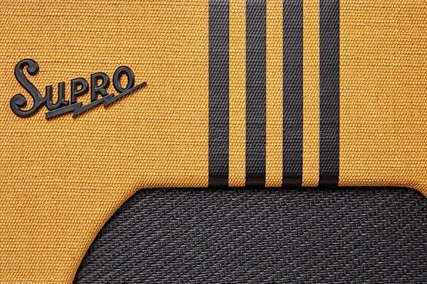 Supro Delta King 12 Guitar Combo Amplifier (15 Watts, 1x12"), Tweed/Black, Open Box (Very Good), Action Position Back