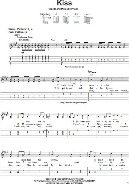 Kiss - Easy Guitar with TAB, New, Main