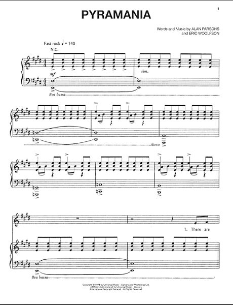 Pyramania - Piano/Vocal/Guitar, New, Main
