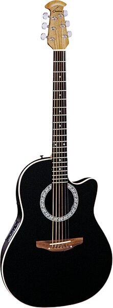 Ovation 1861 Standard Balladeer Semi-Shallow Bowl Cutaway Acoustic-Electric Guitar, Main