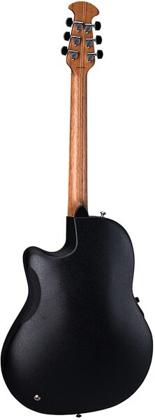 Ovation 1861AX Standard Balladeer Super-Shallow Bowl Acoustic-Electric Guitar, Black - Back