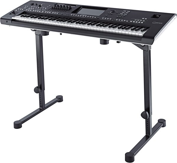 K&M 18820 Omega Pro Keyboard Stand, Black, Detail Side