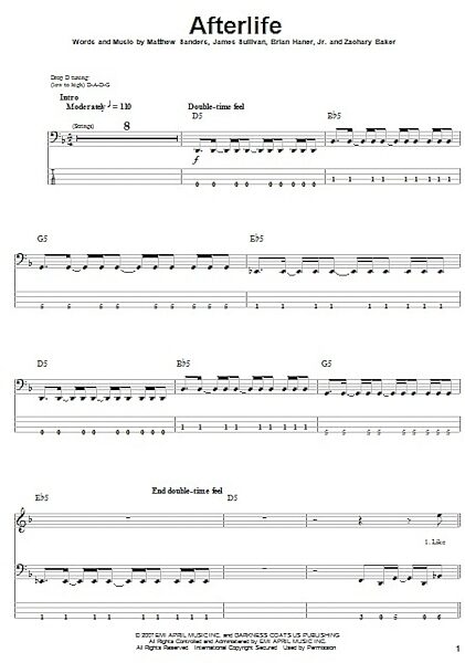 Afterlife - Bass Tab, New, Main