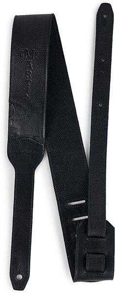 Martin Luxe Leather Guitar Strap, Black, Main