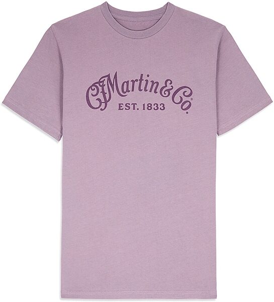 Martin Tone on Tone T-Shirt, Lavender, Small, Action Position Back