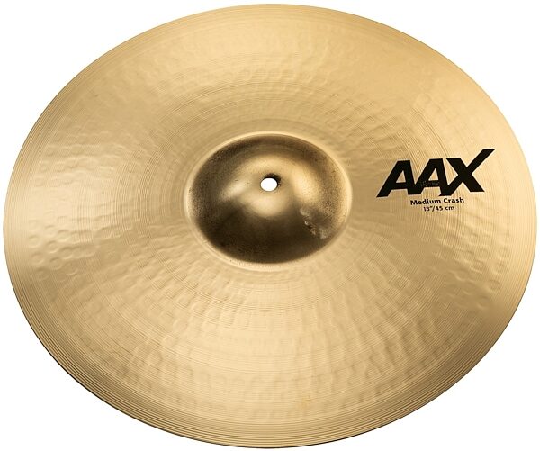 Sabian AAX Medium Thin Crash Cymbal, Angled Front