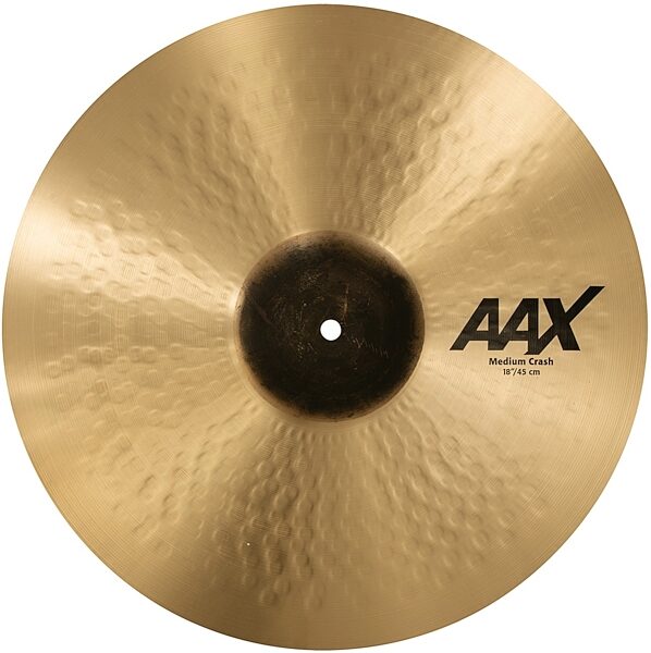 Sabian AAX Medium Crash Cymbal, 18 inch, Angled Front