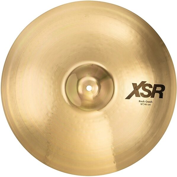 Sabian XSR Rock Crash Cymbal, Angled Front