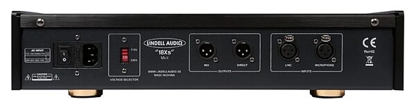 Lindell Audio 18XS MkII Microphone Preamplifier and Equalizer, Rear