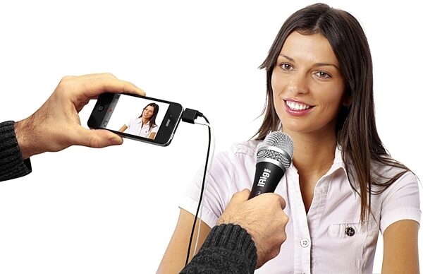 IK Multimedia iRig Mic Microphone for iPhone, iPad and Android, New, Glamour View