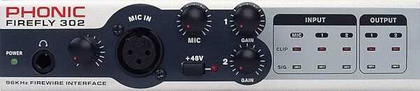Phonic Firefly 302 FireWire Audio Interface, Main--Firefly 302-Front