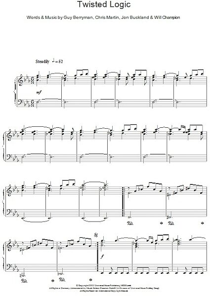 Twisted Logic - Piano Solo, New, Main