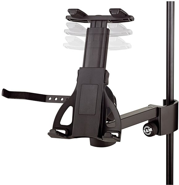 K&M 19740 Universal Tablet PC Clamp-On Holder, Movement