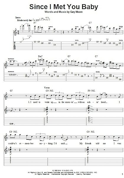Since I Met You Baby - Guitar Tab Play-Along, New, Main