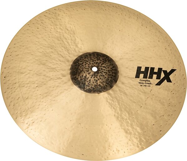 Sabian HHX Complex Performance Cymbal Pack, 15&quot; Hats, 19&quot; Crash, 22&quot; Ride, Main with all components Front