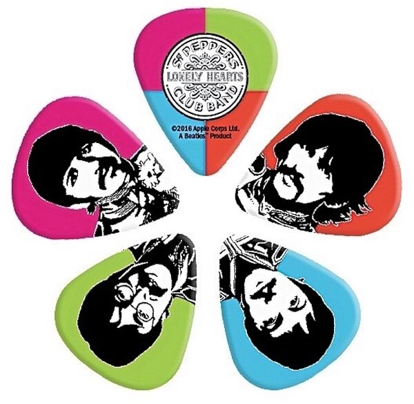 D'Addario Sgt. Pepper's Lonely Hearts Club Band Guitar Picks, Detail