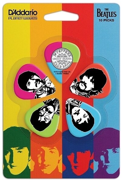 D'Addario Sgt. Pepper's Lonely Hearts Club Band Guitar Picks, Main