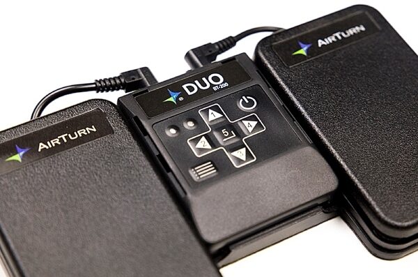 AirTurn DUO 200 Dual Wireless Pedal Controller, view