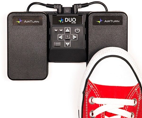 AirTurn DUO 200 Dual Wireless Pedal Controller, view