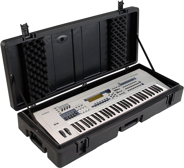 SKB R4215W 61-Key Roto Molded Keyboard Case with Wheels, Main