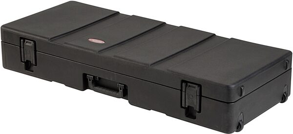 SKB R4215W 61-Key Roto Molded Keyboard Case with Wheels, Right Closed