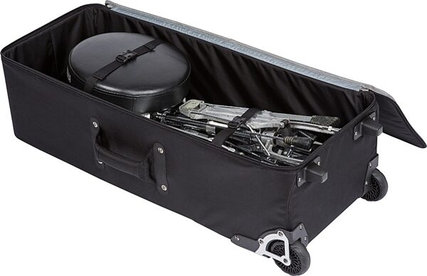 SKB SH3714W Soft-Sided Mid-Size Drum Hardware Case, New, Detail Side