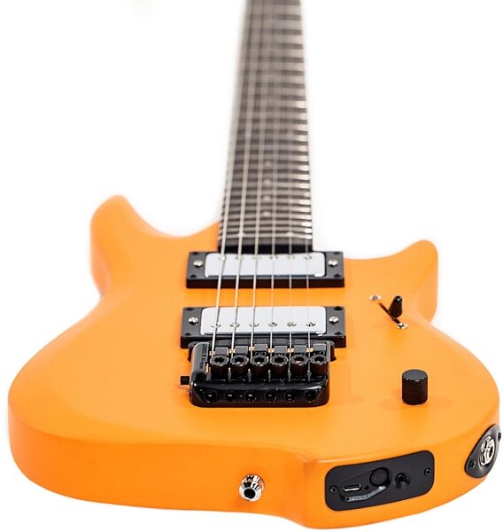 Jamstik Studio MIDI Electric Guitar (with Gig Bag), Orange, Detail