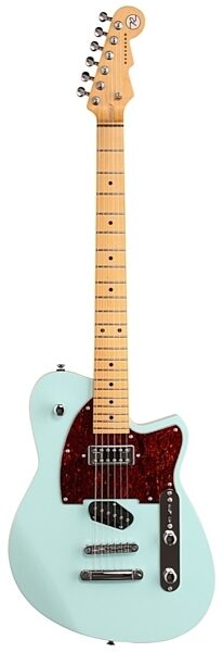 Reverend Buckshot Electric Guitar, with Maple Fingerboard, Chronic Blue--Background White