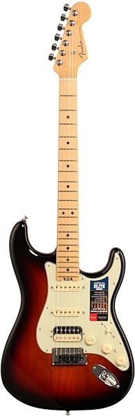 Fender American Elite Stratocaster HSS Shawbucker Electric Guitar (with Case), Full Straight Front