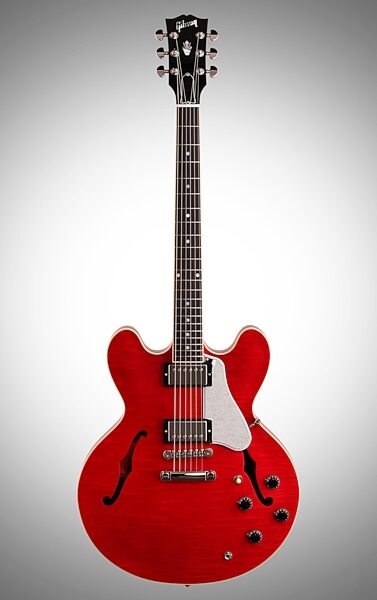 Gibson ES-335 Dot Electric Guitar (with Case), Full Straight Front