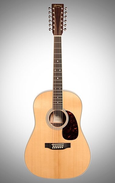 Martin D12-35 50th Anniversary Dreadnought Acoustic Guitar (12-String, with Case), Full Straight Front