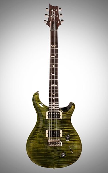 PRS Paul Reed Smith Custom 22 Custom Color Emerald Wrap (with Case), Full Straight Front