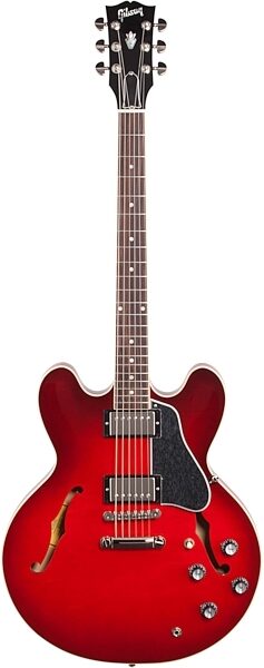 Gibson 2019 ES-335 Dot Semi-Hollowbody Electric Guitar (with Case), Full Straight Front