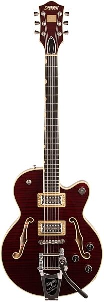 Gretsch G6659TFM PE Broadkaster Jr Electric Guitar (with Case), Full Straight Front
