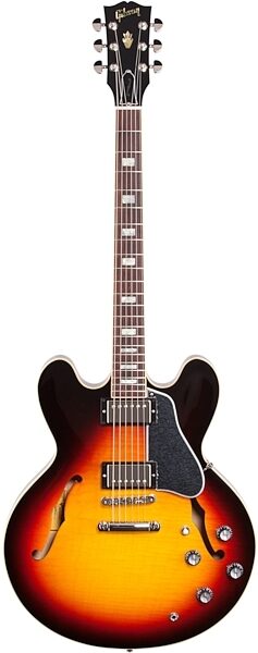 Gibson 2019 ES-335 Figured Semi-Hollowbody Electric Guitar (with Case), Full Straight Front