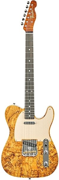 Fender Custom Shop 2018 Artisan Spalted Maple Telecaster Electric Guitar (with Case), Full Straight Front