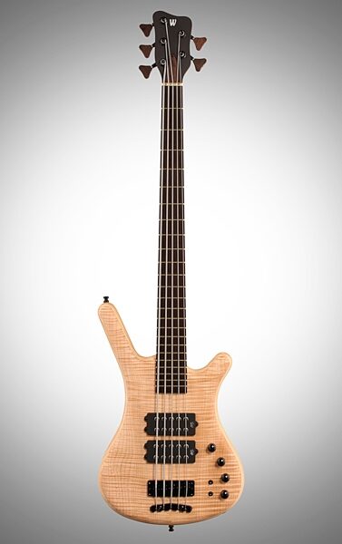 Warwick German Corvette DB 5 Bolt-On Electric Bass, 5-String (with Gig Bag), Full Straight Front