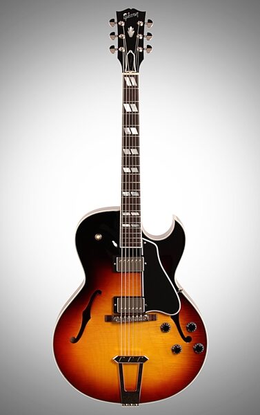 Gibson 2016 ES-175 Figured Top Electric Guitar (with Case), Full Straight Front