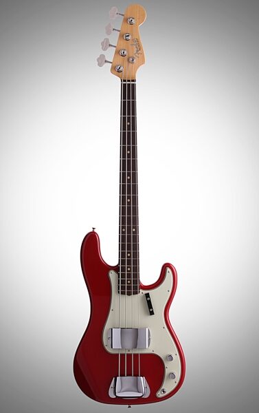 Fender '63 American Vintage Precision Electric Bass, Rosewood Fingerboard with Case, Full Straight Front