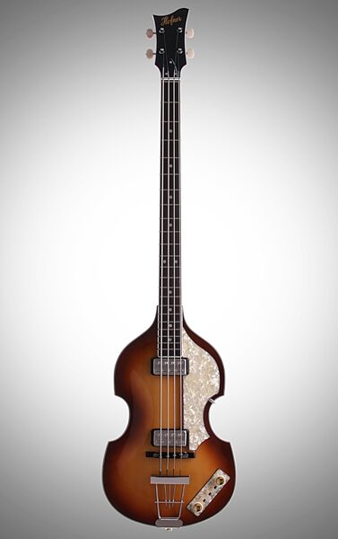 Hofner 5001 Vintage '64 Electric Bass with Case, Full Straight Front