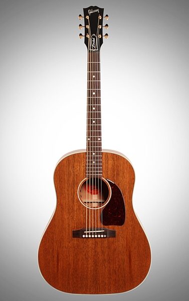 Gibson Limited Edition J-45 Genuine Mahogany Acoustic-Electric Guitar (with Case), Full Straight Front