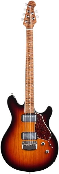 Ernie Ball Music Man BFR Valentine Electric Guitar (with Case), Full Straight Front