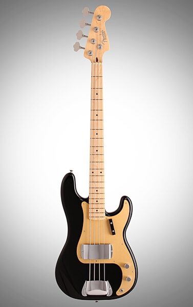 Fender American Vintage '58 Precision Electric Bass, Maple Fingerboard with Case, Full Straight Front