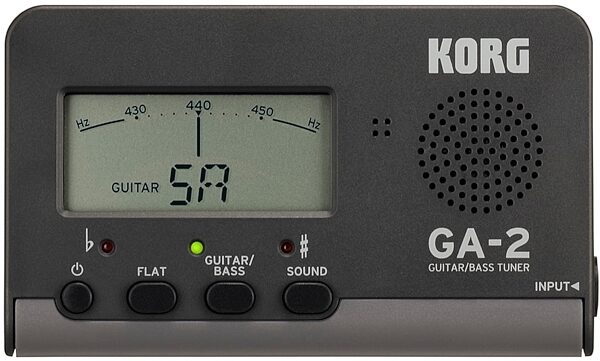 Korg GA2 Compact Guitar Tuner, New, Main