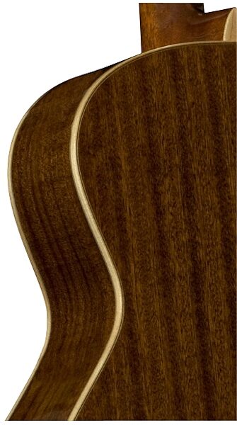 Bedell MB-18-G Grand Auditorium Acoustic Guitar (with Gig Bag), Body Closeup - Back