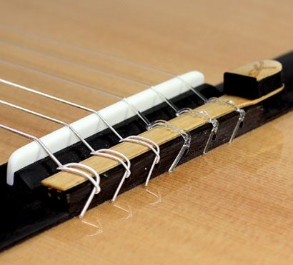 Kremona NG-1 Classical Guitar Piezo Pickup, In Use Angle