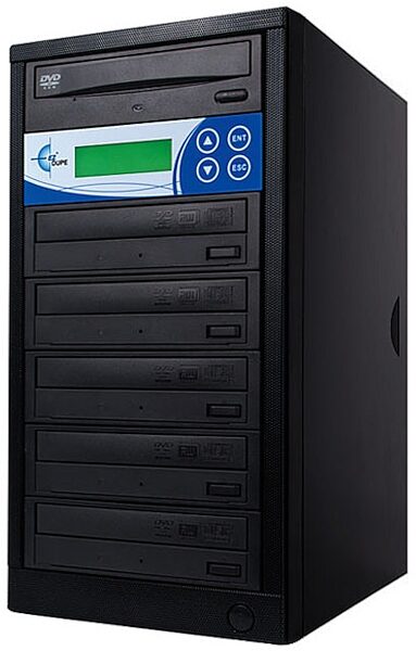 EZ Dupe Gold Premier Series DVD/CD Duplicator with USB and Hard Drive, 5-Target