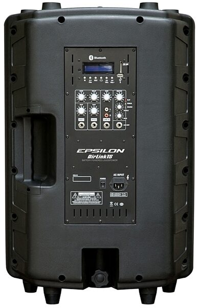 Epsilon AirLink 15 Powered Loudspeaker with Bluetooth, Rear